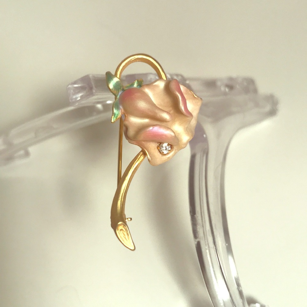 Pastel Floral Brooch - Joan Rivers